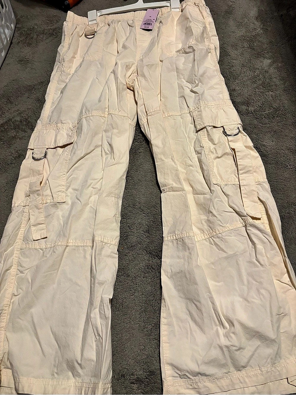 Wild Fable Off-Military Cargo Pants Cargo Pants Cream XL NWT